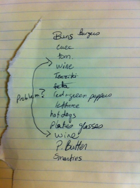 Grocery List