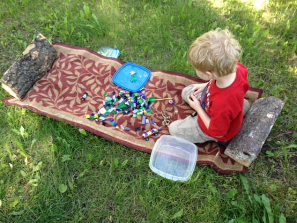 Lego While Camping