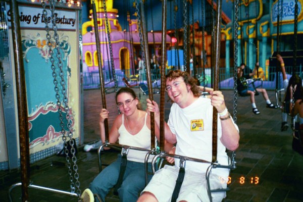 Shea and Jason at West Edmonton Mall