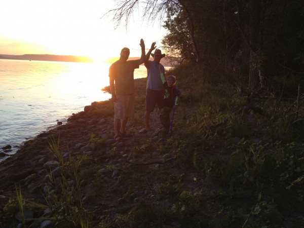 Sunset at Crooked Lake 