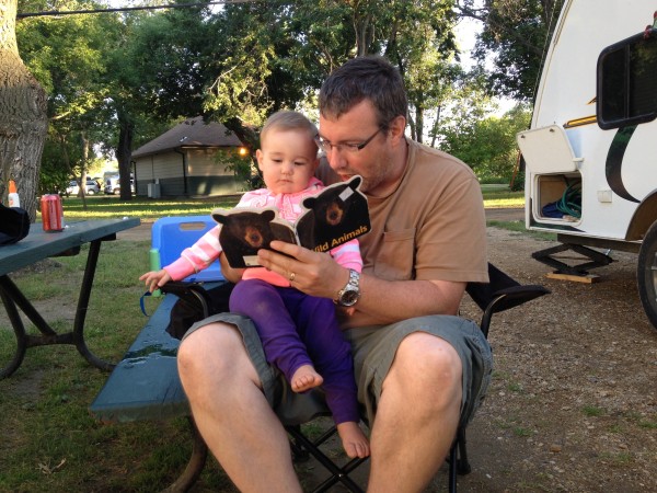 Teaching Sasha About Camping Safety in the Wilds of Moose Jaw's River Park!