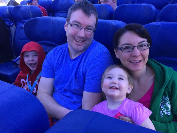 On The Plane to Punta Cana