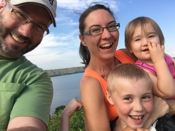 Family Selfie at Echo Lake