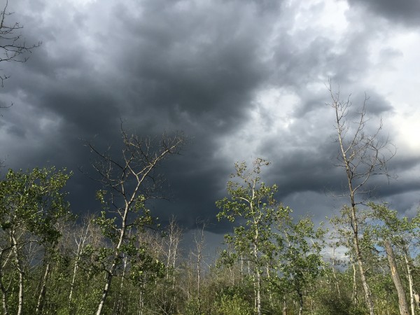 Storm Clouds Over Good Spirit Lake
