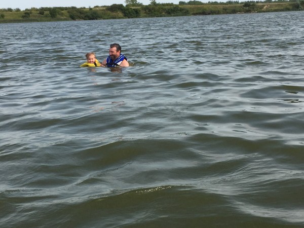 Swimming at Nickle Lake