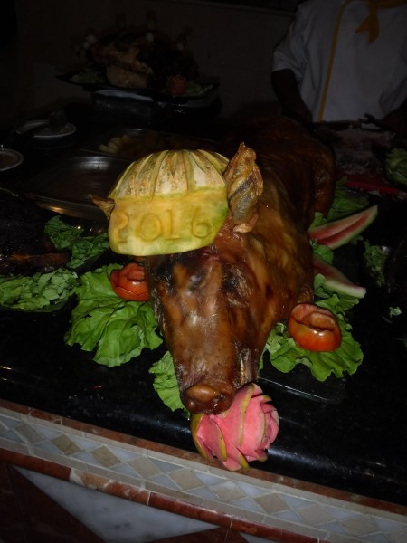 Pig on New Year's Eve Buffet at Iberostar Varadero
