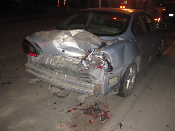 Smashed Up Car - May 2012
