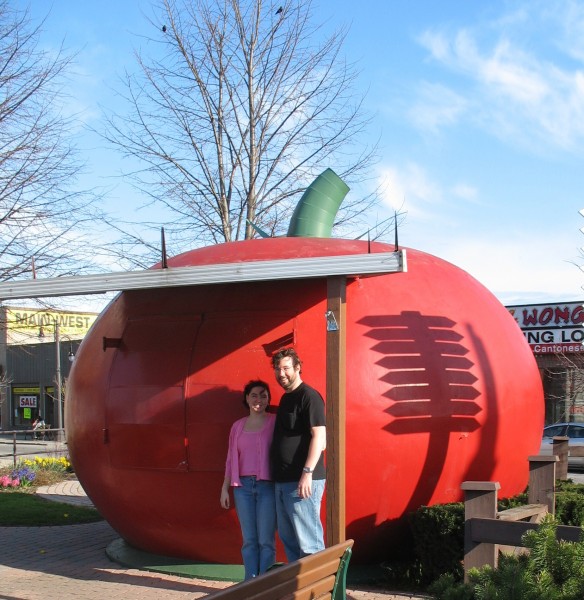 World's Largest Tomato in Leamington, Ontario